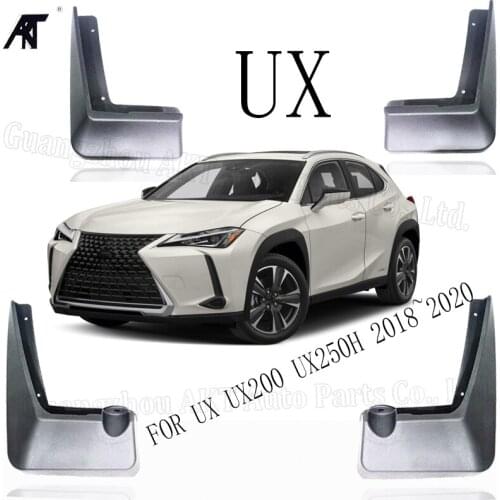 Car Molded Mud Flaps Mudguards For Lexus UX UX200 UX250H ZA10 2018 2019 2020 Mudflaps Splash Guards Front Rear Accessories