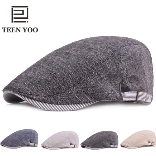 Fashion Beret Enfant For Men Women Retro Cotton Simple Elderly Hats Adult Unisex England Casual Solid Cap Baseball Autumn Winter