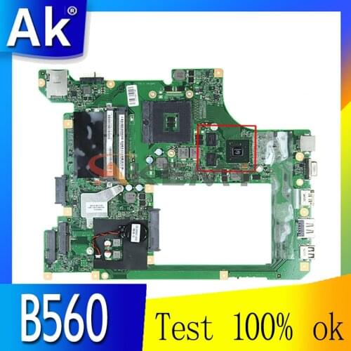 Laptop Motherboard For LENOVO Ideapad B560 HM55 Mainboard 11012613 10203-1 LA56 MB 48.4JW06.011 N11M-GE2-S-B1 DDR3
