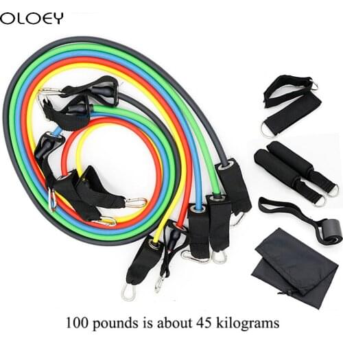 Multi Function Latex Resistance Bands Crossfit Training Exercise Yoga Tubes Pull Rope,Rubber Expander Elastic Bands Fitness Gym