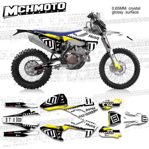 MCHMFG Motorcycle Team Graphic Decal & Sticker Kit DECO For Husqvarna TE FE TX 2017 - 2019 TC FC TX 2016 2018 125 150 200 250 35