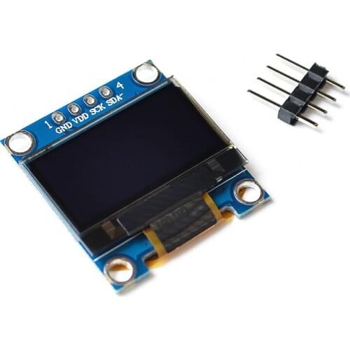 0.96 inch oled IIC Serial White OLED Display Module 128X64 I2C SSD1306 12864 LCD Screen Board GND VDD SCK SDA for Arduino