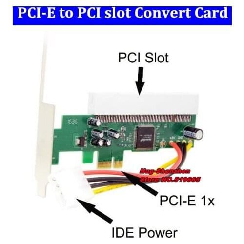 PCIe to PCI adapter card PCI-Express to PCI slot expansion card Supporting Acquisition Card creative sound card
