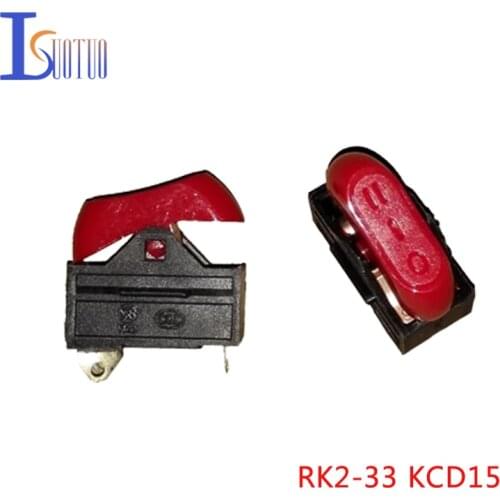 10A Dryer Switch Accessories Button RK2-33 KCD15 Switch with Lights 2 Files 3 Feet