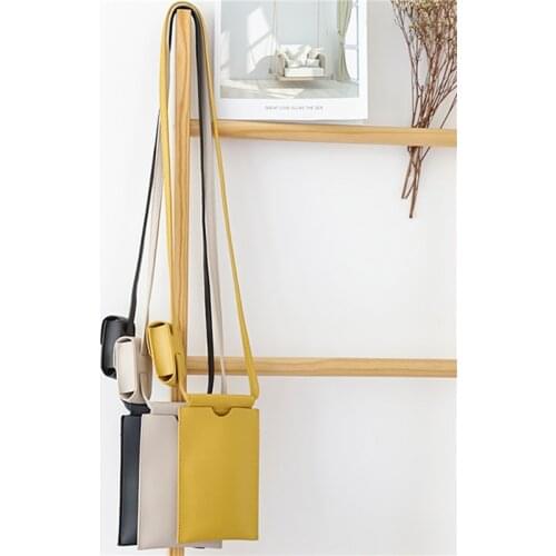 Korean Style Simple Hipster Shoulder Bag Casual Mori Artistic Verticle Phone Bag All-match Fashion Phone Messenger Bag