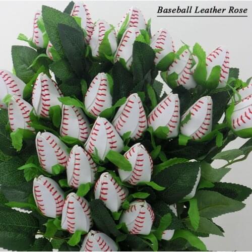 Sports Leather Baseball Rose - GReat Gift for Players, Moms, Coach