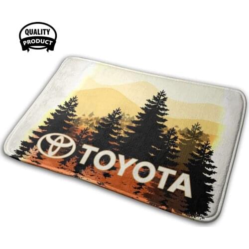Toyota Pines Comfortable Door Mat Rug Carpet Cushion Gt86 Lexus 4X4 Nismo Sport Car Fast Racing Tracks Auto Trd Racing Ae86