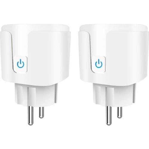 16A EU Plug Smart WiFi Socket Switch For Android IOS Amazon Alexa Google Accessories Wireless Monitor Outlet Timer Switch