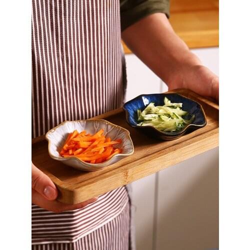 1pc 4.5in Creative Japanese-style Ceramic Small dishes Tableware Vinegar Dishes Soy Sauce Dish Seasoning dish