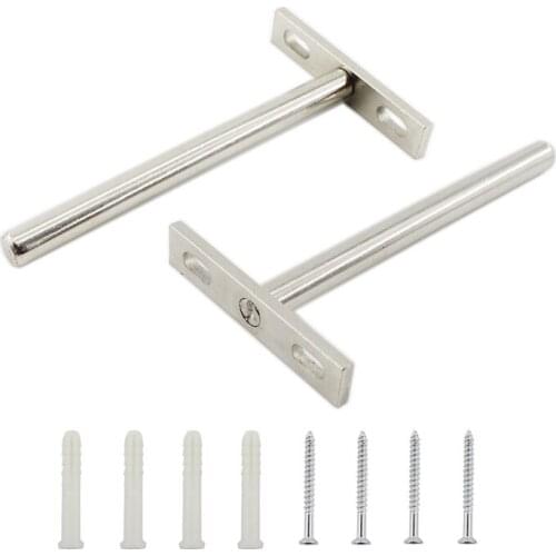 4Pcs Floating Shelf Bracket,5" Hidden Shelf Brackets for Floating Wood Shelves, Premium Quality, Blind and Durable Shelf Support