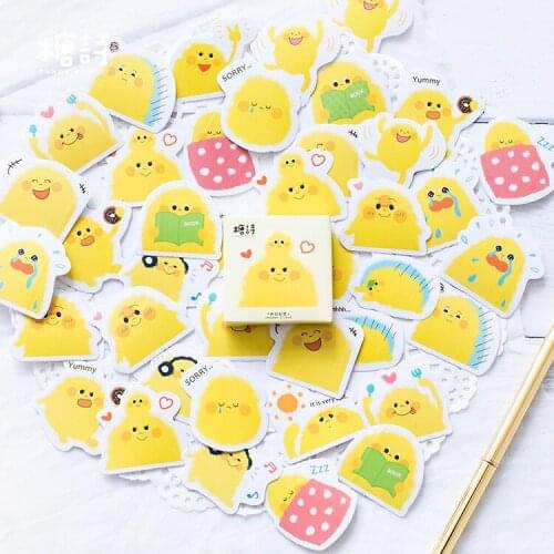 45PCS/box New Lovely Creative Pudding Boy Paper Lable Stickers Crafts And Scrapbooking Decorative Lifelog DIY Stationery