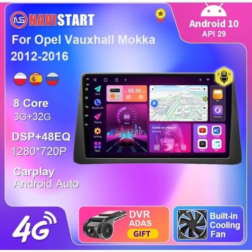 For Opel Vauxhall Mokka 2012-2016 For Buick Encore 2013-2019 Car Radio 4G WIFI Carplay Android Auto DSP No DVD Receiver Tools CD