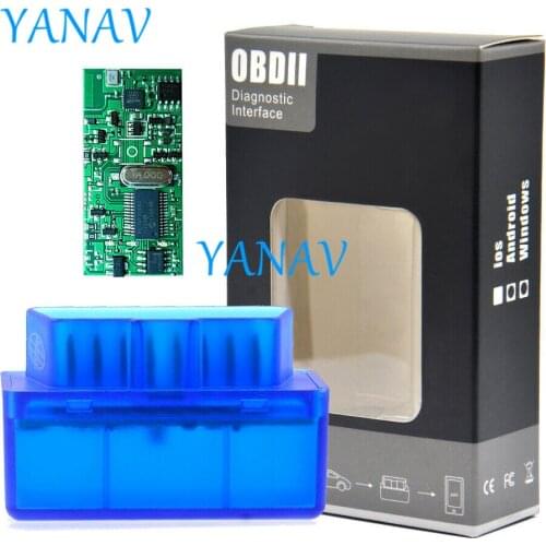 Super Mini ELM327 Bluetooth V1.5/V2.1 Mini Elm 327 obd2 scanner OBD car diagnostic tool code reader For Android Windows System