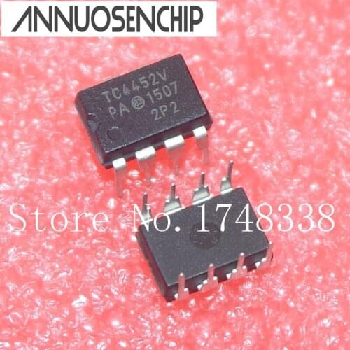 FREE SHIPPING 10PCS TC4452VPA MOSFET DVR 12A sa 8DIP 4452 TC4452 8-DIP NEW ORIGINAL