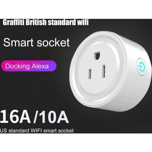 Wireless WiFi Smart Plug EU US UK Adaptor Remote Voice Control Power Energy Monitor Outlet Timer Socket for Alexa Google Home
