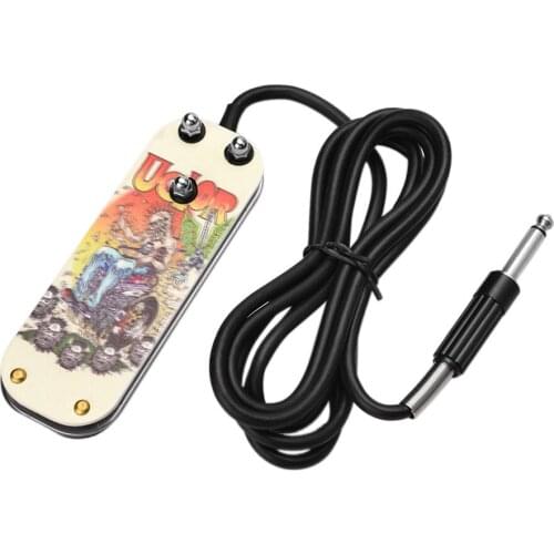 Big Tattoo foot switch Tatuagem Maquina Pedal Square foot Pedal Tattoo Stainless Steel for Tattoo Power Supply Machine