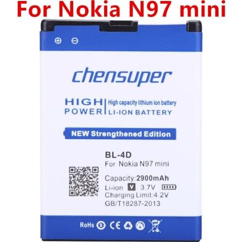 Chensuper BL-4D BL 4D 2900mAh Li-ion Battery For Nokia N97 mini Battery N8 N8-00 E5 E5-00 E7 E7-00 N8 T7 702T N5 808