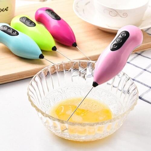 Electric Hand-held Egg Beater Hot Drink Milk Coffee Frother Foamer Whisk Mixer