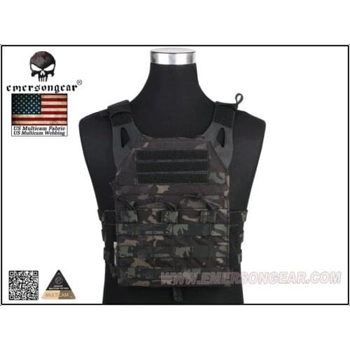 Emersongear JPC Vest simplified version Tactical Jumper carrier Vest Combat Back Support Multicam Black EM7344