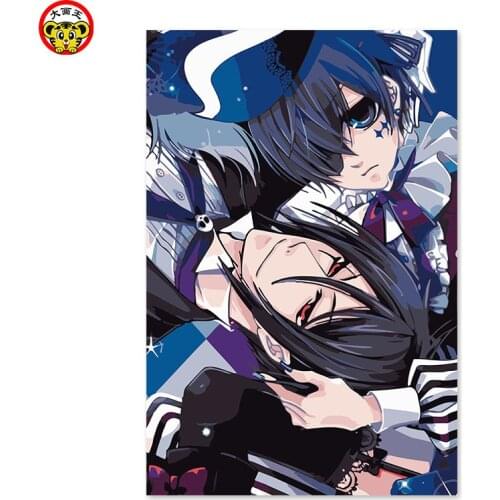 Painting by numbers art paint by number Popular, DIY home decor painting, beautiful, anime, manga, Kuroshitsuji