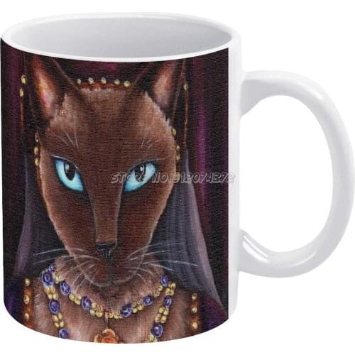 Catherine Howard Cat Coffee Mugs 330ml Creative Travel Mug and Cup Office Drinkware Mugs Tazza Catherine Howard King Henry Viii