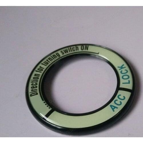 Ignition switch cover circle Luminous key ring For Ford/mondeo edge decoration stickers