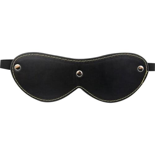EXVOID Blindfold Eye Patch SM Bondage Leather Eye Mask Cosplay Adult Products Masquerade Party Sex Toys For Couples Flirting