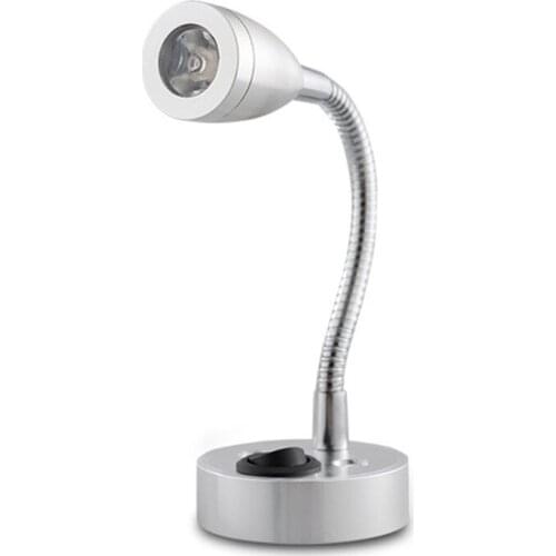 Multifunctional LED Light 12V Household Bedroom Light Yach tInterior Boat Reading Light Rotatable Wall Lamp