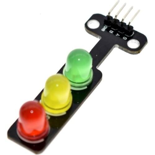 Led Traffic Light Module 5V Traffic Light Lighting Module Digital Signal Output Ordinary Brightness 3 Light Separate Control