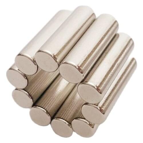 Neodymium magnet N52 Super Strong Round Magnet Rare Earth Rod Magnetic Bar welding search powerful permanent gallium metal N40