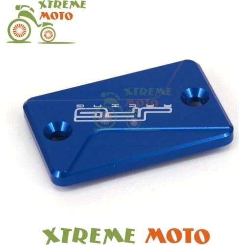 CNC Alloy Motorcycle Front Brake Reservoir Fluid Cover Cap For Tricker XG250 04-15 Serow250 05-15 XT250X 06-15 WR250R/X 07-16