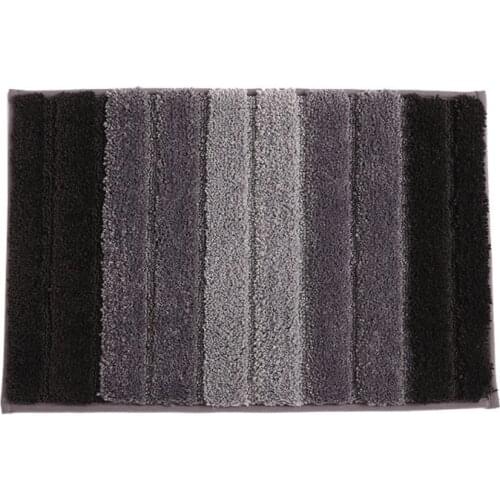 M17D Simple Striped Indoor Door Mat Non Slip Bath Floor Carpet Water Absorbent Rug
