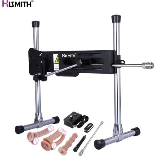 Hismith APP-Controlled Interaction Metal Sex Machine KlicLok System 3-15cm Long Stroke Length Remote Control Love Sex Machines