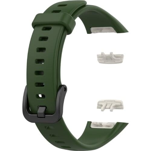 H7JF Replacement Sport Silicone Watch Band Wrist Strap for Honor Band 6 Smart Watch