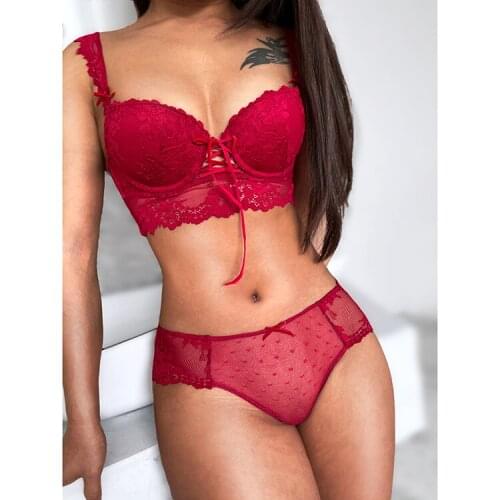 Sexy Lace Style Adjustable Gathering Bra Panties Suit Upper Thin Thicker Lower Thick Comfortable Underwear Womens Bra Set