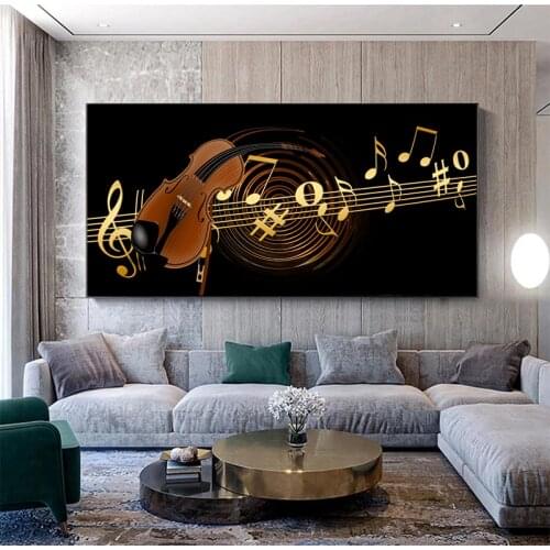 Modern Wall Art Music line Spectrum Poster Printing Posters and Prints Canvas Painting Wall Picture for Living Room Home Decor