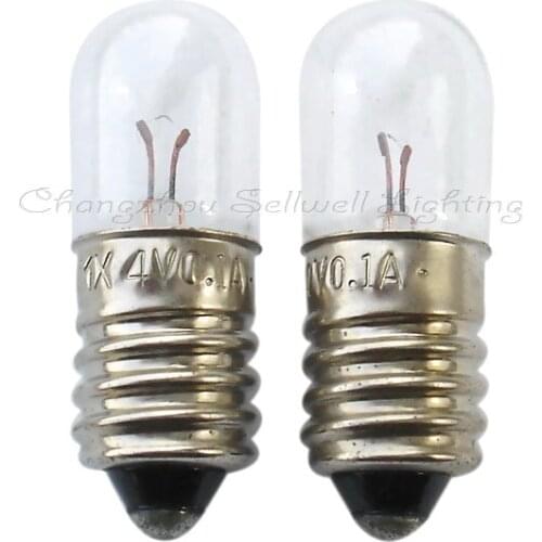 2020 Rushed Special Offer Commercial Ccc Ce Edison Lamp Lamp Edison New!miniature Light Bulb 4v 0.1a E10 T10x28 A112