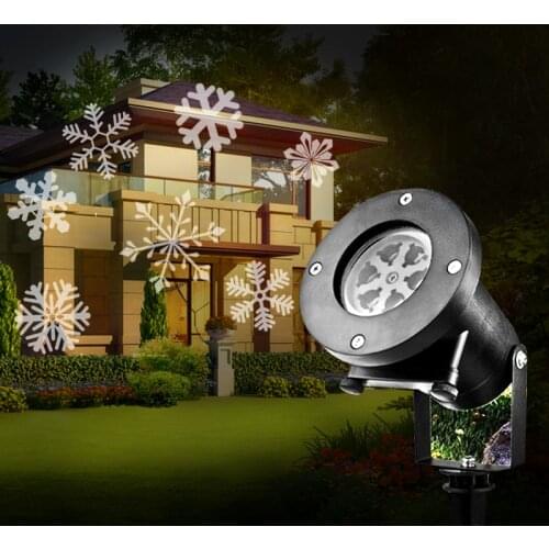Wedding Decoration Laser Lights Christmas Garden Snowflake Led Spotlight Landscape Projector Outdoors Party Garden Patio Wedding