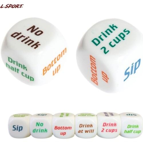 1 Exquisite adult party game to play drinking Mora dice game gambling drink decider dice wedding party gift decoration