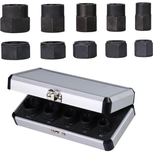 10 pcs Removal Tool Drill Bits Damaged Bolt Nut Screw Remover Extractor Drill Bits Set Bolt Nut Screw Remover Extractor Set