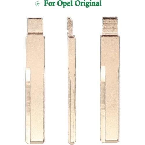 Bilchave 10pcs Original Factory Intelligent Car Key Blade For Opel Vectra Astra Zafira Fob Remote Control Uncut Key Blade Blank