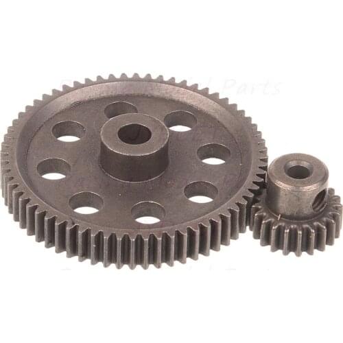 11184 Metal Diff.Main Gear (64T) + 11181 Motor Gear 21T RC HSP 1:10th Car Truck