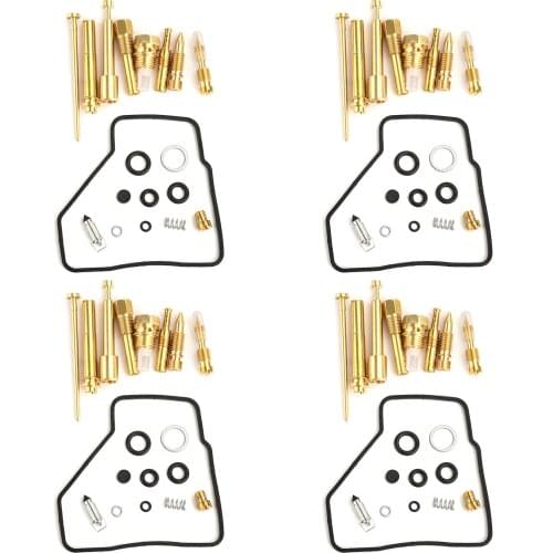 Arutdatech 4X Carburetor Repair Kit Rebuild Parts fit for Honda VFR400 VFR 400 NC30 Moto Parts