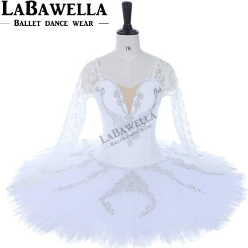 Professional Ballet Pancake Tutu Girls Platter Stage Costume BT9108 Adult Snow White Queen Performance Swan Lake