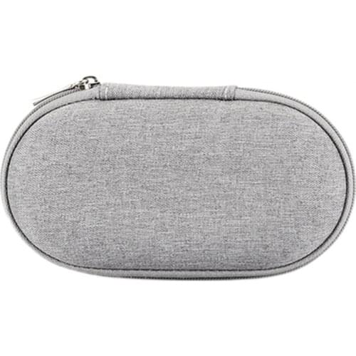 Portable Earphone Case Waterproof Grey Hard EVA Shell Protective Earbud Pouch for Freelace/Freelace Pro/Edifier 200bt 300bt