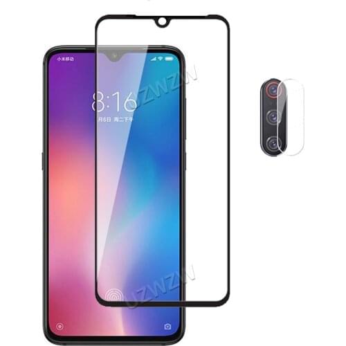 For Xiaomi Mi 9 SE Front Screen Protector Protective Tempered Glass & Camera Lens Film For Xiaomi Mi 9 SE