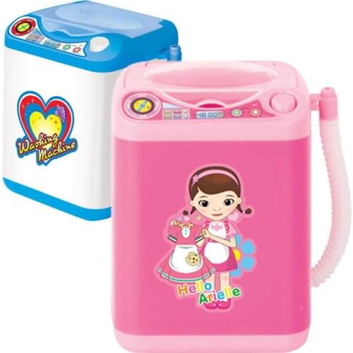 ELECTRIC MAKEUP BRUSH CLEANER SPINNER MACHINE- Electronic MiniWashing Machine Shape AutomaticCleaning Brushes Powder Puff Toy