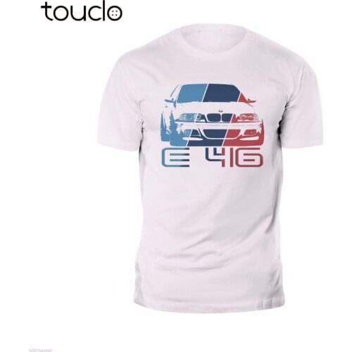 2019 funny Summer Cotton Fitness Clothing New T-shirt E46 Race M Power M3 Tee sleeveless Tees shirts O-Neck T Shirt