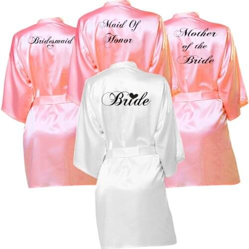 Personalized Favors gift Bride Team Robe Custom Name bridesmaid Bride Tribe bridal shower Cover-ups Robes Bachelor Party