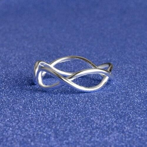 High Quality Fashion Curve Shape Simple Creative Rings 925 Sterling Silver For Women Best Gift Wedding Jewelry